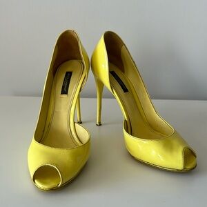 AUTHENTIC Dolce&Gabbana Peeptoe Stiletto Size EU37/US7